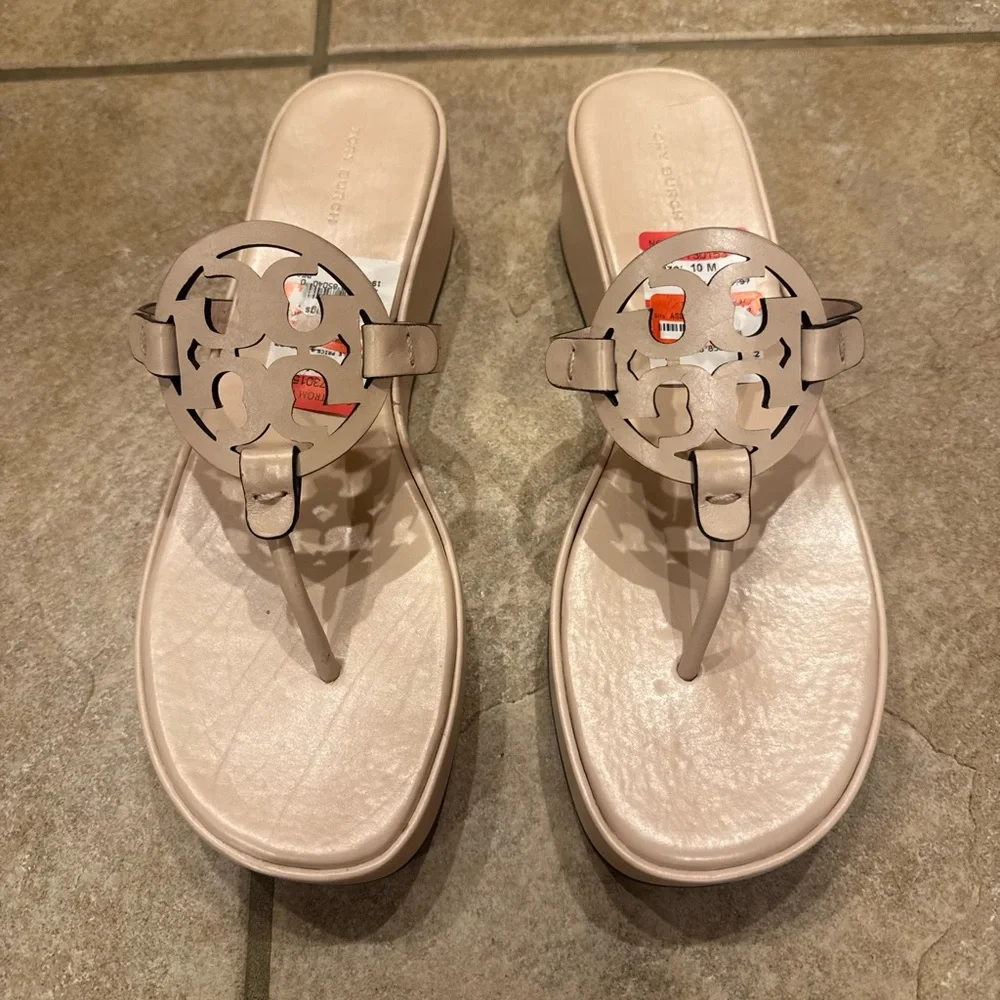 Tory Burch Miller Platform Wedge Flip Flop